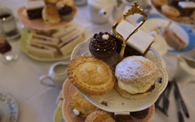 Afternoon tea at Minstead Lodge